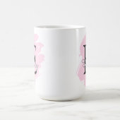 Tasse de café personnalisable avec monogramme et n (Centre)