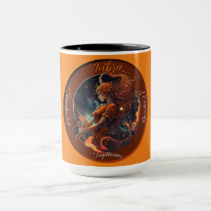 Tasse de café personnalisable datée du zodiaque Sa