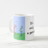 Tasse de café personnalisable de golf (Devant gauche)