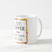 Tasse de café personnalisée (Devant droit)