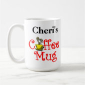 Tasse de café personnalisée (Gauche)