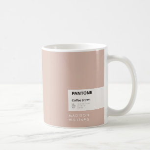 Tasse de café personnalisée au nom minimaliste