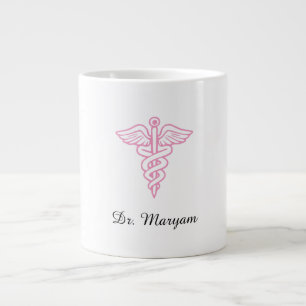 Tasse de café personnalisée avec Caducée pour méde