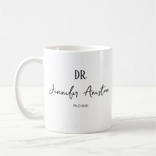 Tasse de café personnalisée avec le nom du médecin