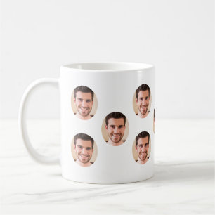 Tasse de café personnalisée avec photo de visage p