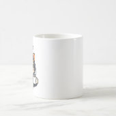 Tasse de café personnalisée avec un chat codeur mi (Centre)