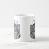 Tasse de café personnalisée de chat de Pallas de (Centre)