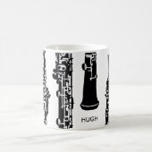 Tasse de café personnalisée de hautbois (Centre)