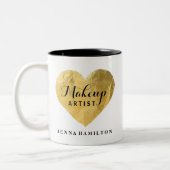 Tasse de café personnalisée de maquilleur (Gauche)