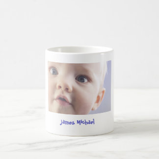 Tasse de café personnalisée de photo de bébé