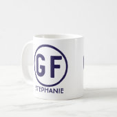 Tasse de café personnalisée libre de gluten (Devant gauche)