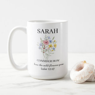 Tasse de café personnalisée Luc 12:27