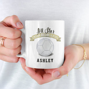 Tasse de café personnalisée Maman du volley-ball é