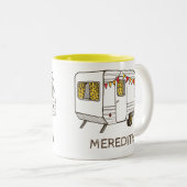 Tasse de café personnalisée par caravane de (Devant droit)