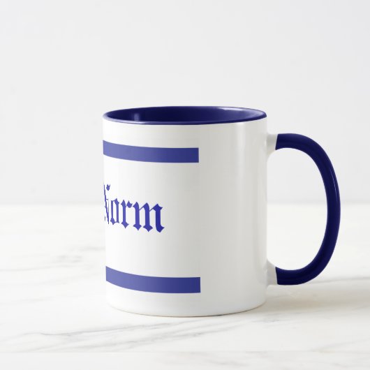 Tasse de café personnalisée par mâle principal de (Droite)