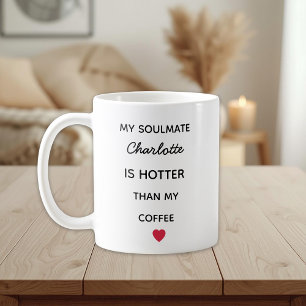 Tasse de café personnalisée pour âme sœur moderne