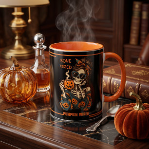 Tasse de café personnalisée pour Halloween avec sq