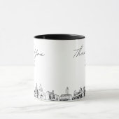 Tasse de café personnalisée pour mariage à Austin (Centre)