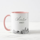 Tasse de café personnalisée pour mariage à Denver (Gauche)