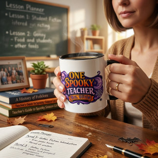 Tasse de café personnalisée pour professeur Hallow