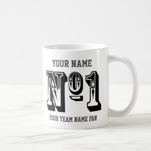 Tasse de café personnalisée pour supporter de l'éq