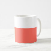 Tasse de café personnalisée rayée (Devant droit)