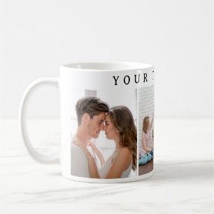 Tasse de café personnalisée simple pour la Saint-V
