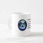Tasse de café philosophique de citation d'Aristote (Devant gauche)