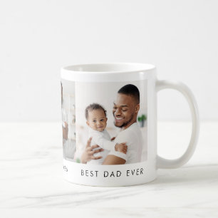 Tasse de café photo 3 moderne Meilleur Papa Ever
