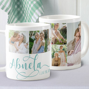Tasse de café photo « Abuela Calligraphy I Love Yo