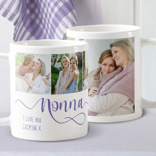 Tasse de café photo « Nonna Calligraphy I Love You