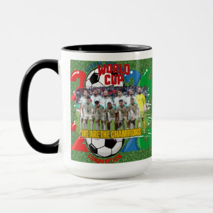 Tasse de café photo personnalisée Coupe du monde 2