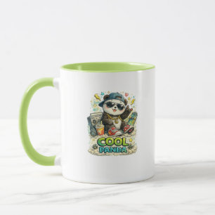 Tasse de café Planche à Roulettes Panda Cool