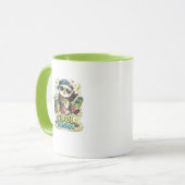 Tasse de café Planche à Roulettes Panda Cool (Devant gauche)