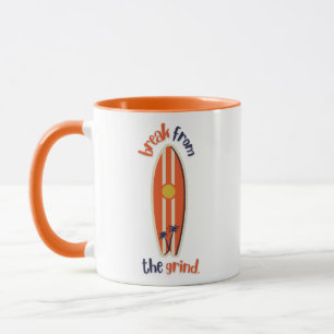Tasse de café Planche de Surf