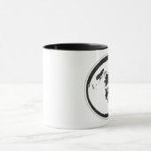 Tasse de café plate de la terre (Centre)