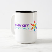 Tasse de café (plein logo - 15 onces.) (Devant gauche)