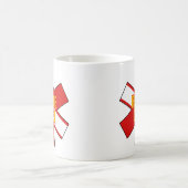Tasse de café Plongeur de secours Jaune (Centre)
