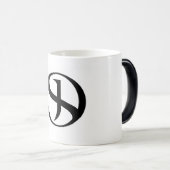 Tasse de café - poignée noire (Devant droit)