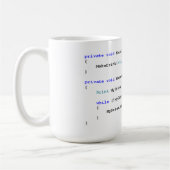 Tasse de café pointue de programmeurs de C (Gauche)