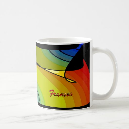 Tasse de café polychrome de Frances (Droite)