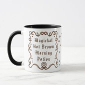 Tasse de café Potions matinales magiques de brun c (Gauche)