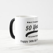 Tasse de café pour 50 ans de naissance (Devant gauche)