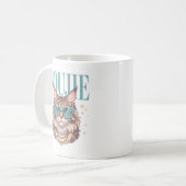 Tasse de café pour amateur de chats drôles (Devant gauche)