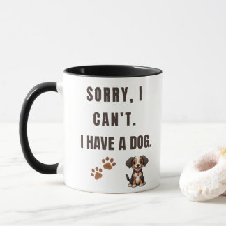 Tasse de café pour amateur de chien drôle