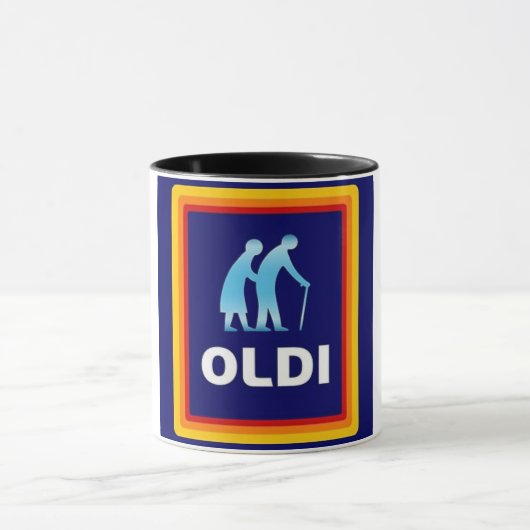 Tasse de café pour anniversaire Oldi (Centre)