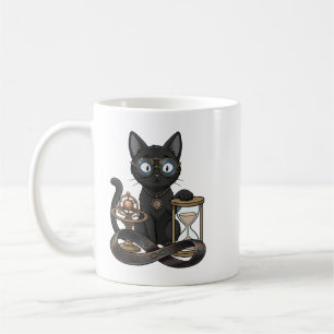 Tasse de café pour avocat Lady Justice Black Cat