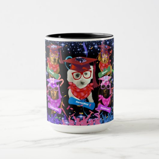 Tasse de café pour diplômé Hot Dog (Centre)