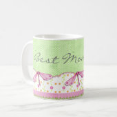 Tasse de café pour la fête des mères Meilleure mam (Devant gauche)