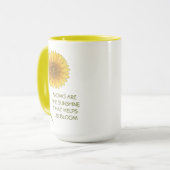 Tasse de café pour la fête des mères Tournesol (Devant gauche)